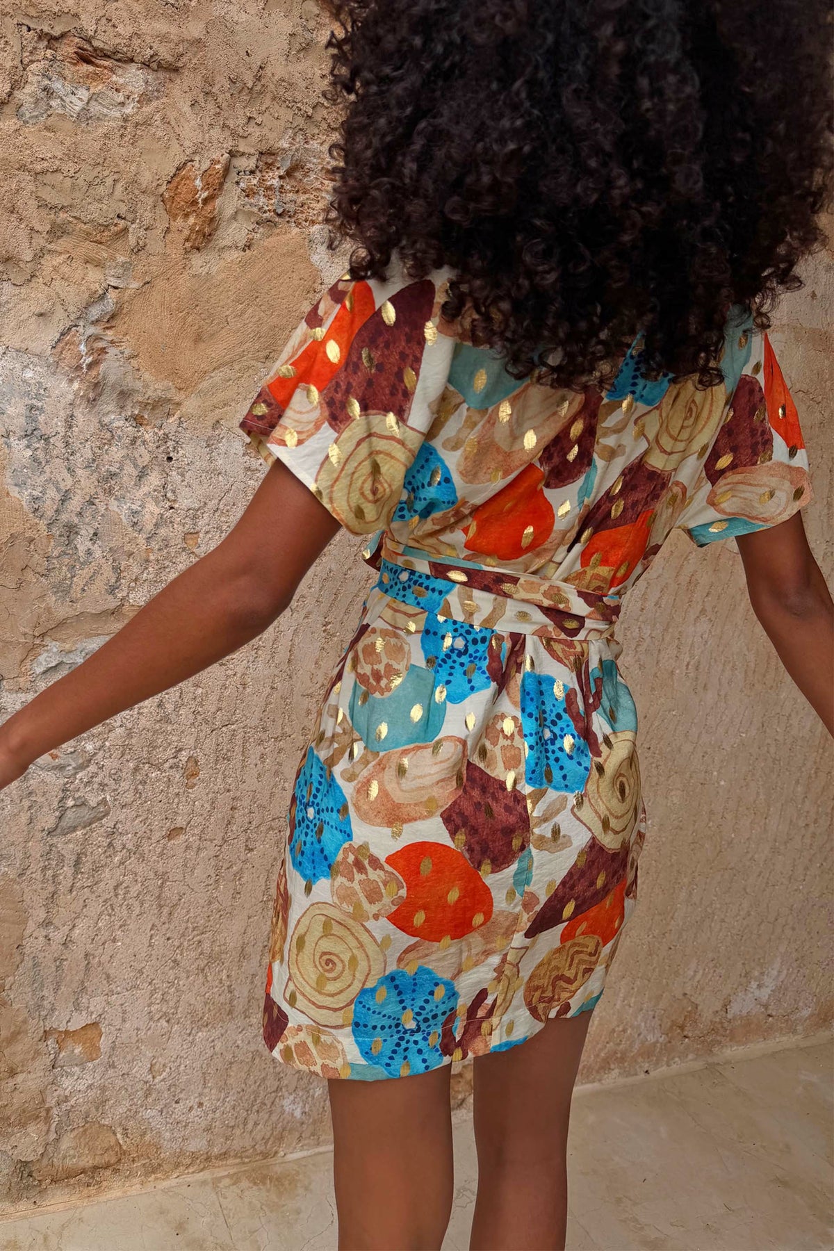Shell Mini Wrap Dress Petite | Never Fully Dressed Great Value