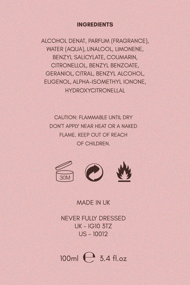 NFD Eau De Parfum 002 | Never Fully Dressed Classic