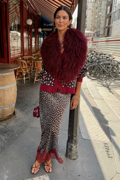 Chocolate Deer Midi Maeva Skirt | Never Fully Dressed Popular