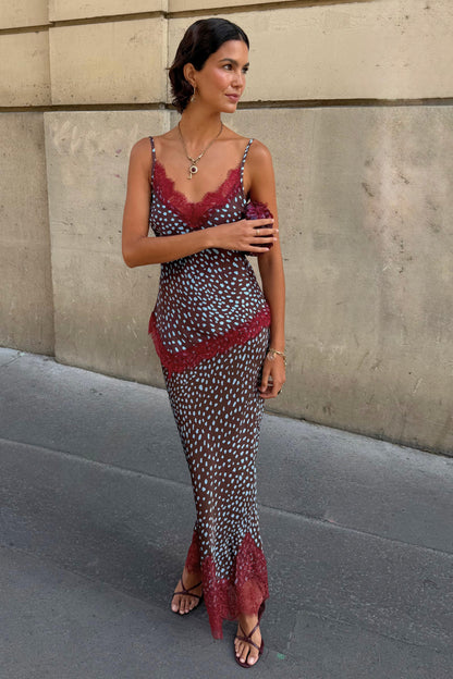 Chocolate Deer Midi Maeva Skirt | Never Fully Dressed Popular