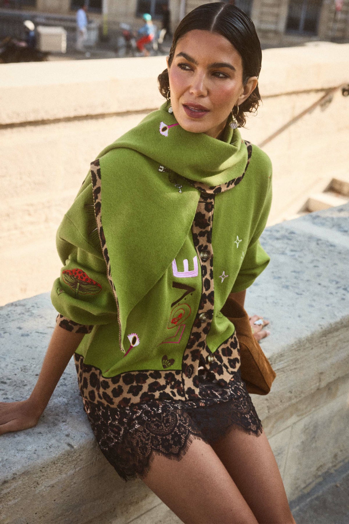 Olive Amore Forrest Cardigan | Never Fully Dressed Trusted