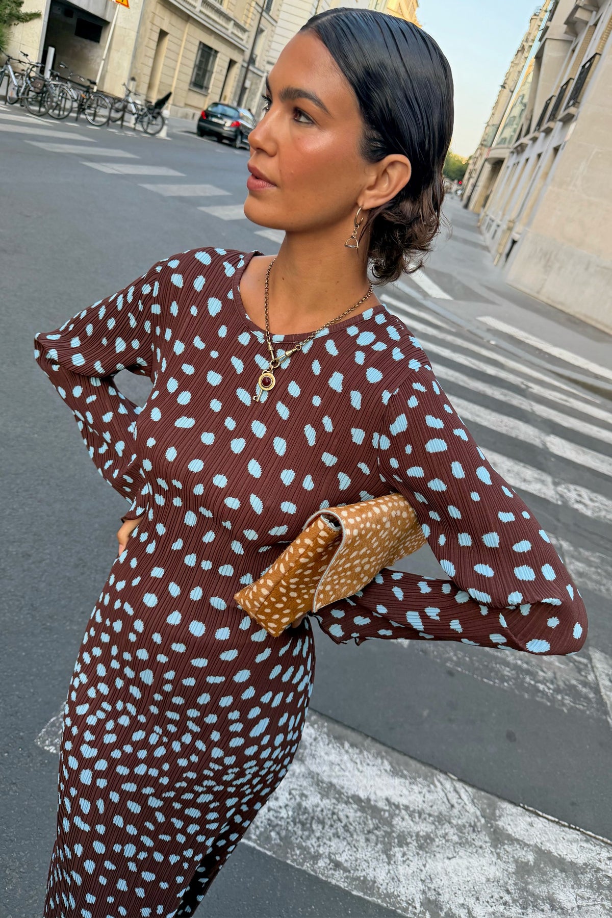 Chocolate Deer Gaia Dress | Never Fully Dressed Signature