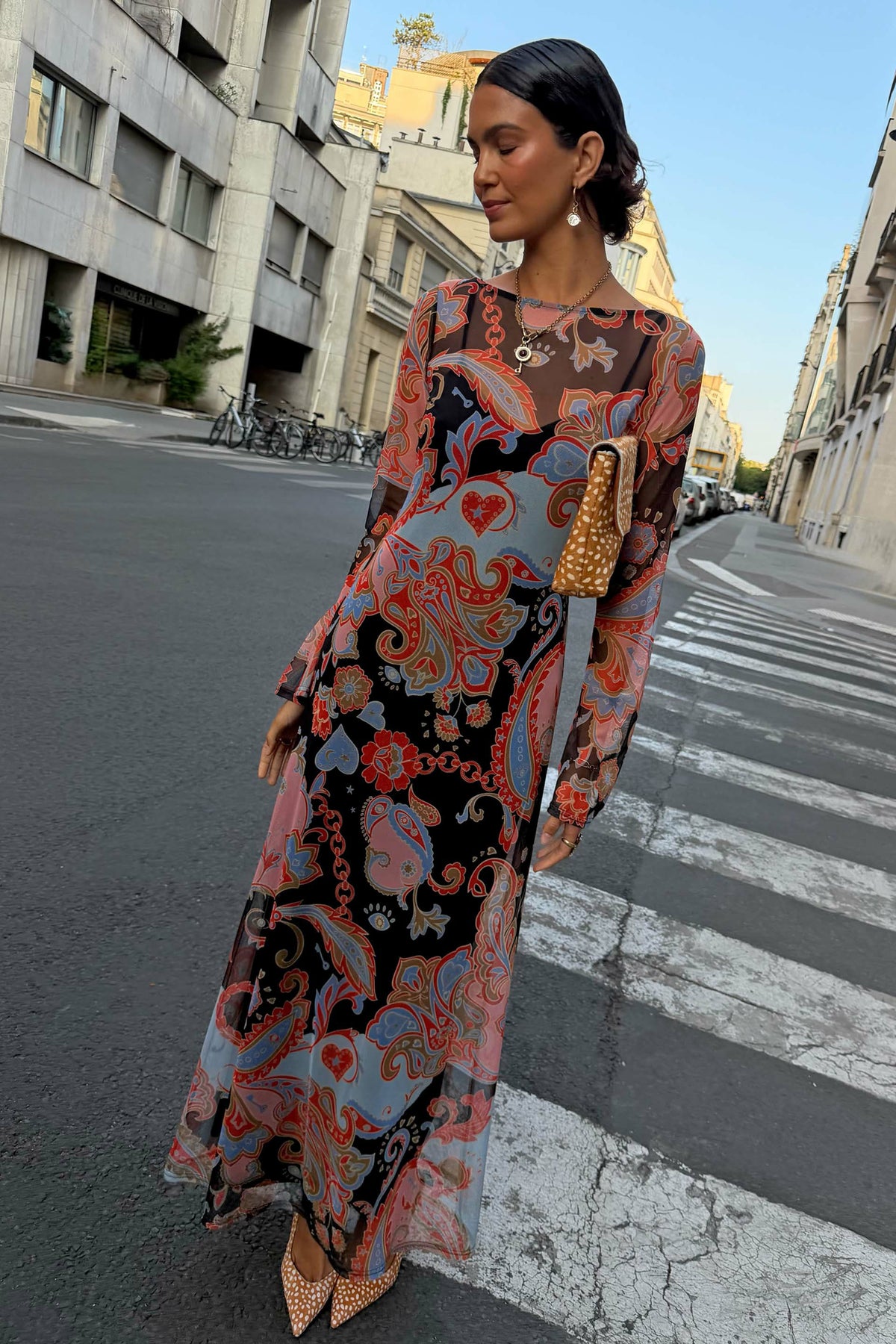 Paisley Aria Mesh Dress | Never Fully Dressed Popular