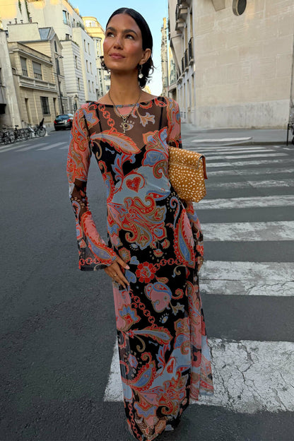 Paisley Aria Mesh Dress | Never Fully Dressed Popular