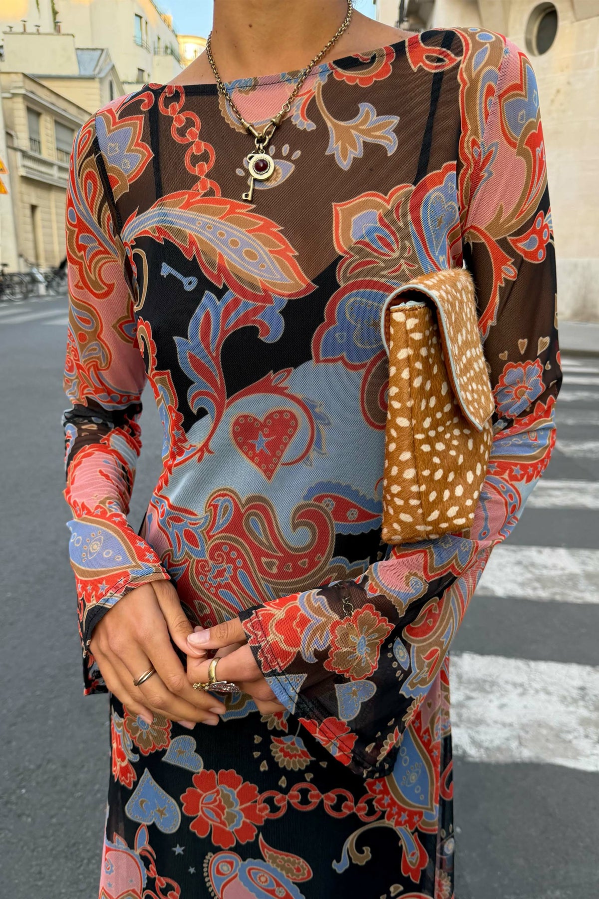 Paisley Aria Mesh Dress | Never Fully Dressed Popular