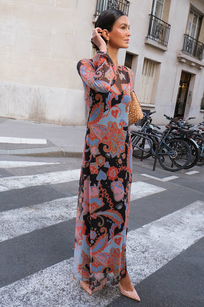 Paisley Aria Mesh Dress | Never Fully Dressed Popular