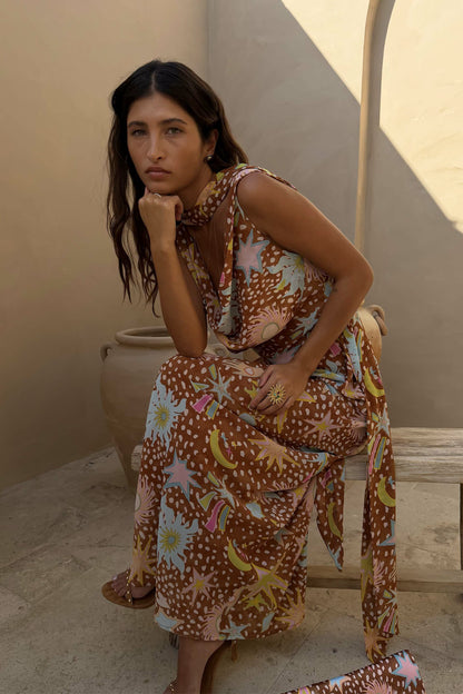 Star Deer Sophie Dress, Multi-wear Detachable Scarf - Never Fully Dressed | Never Fully Dressed Sale