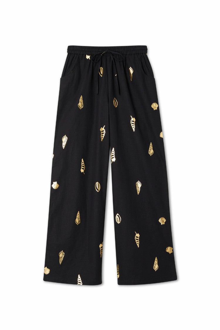 Black Shell Elissa Trousers | Never Fully Dressed Hot Sale