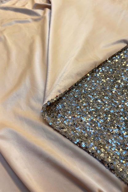 Silver Sequin Mini Jaspre Skirt | Never Fully Dressed Customer Favorite