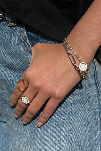 Bespoke Chain Bracelet with T Bar Silver | Never Fully Dressed New