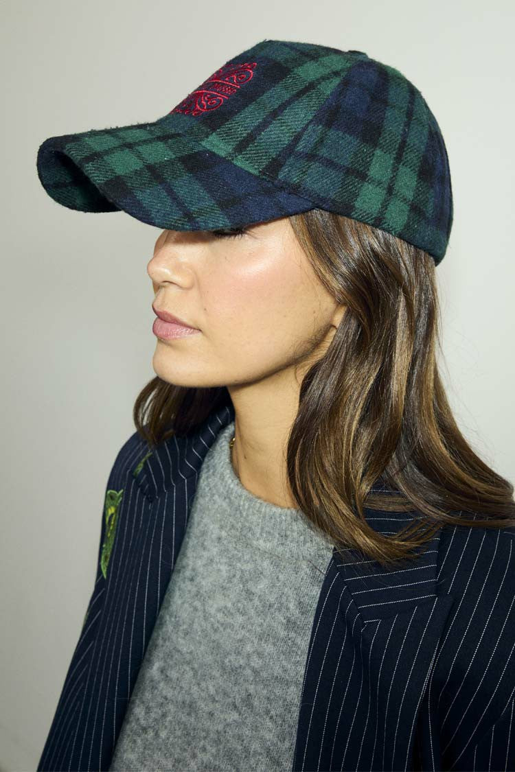 Navy Tartan NFD Cap | Never Fully Dressed Best Price