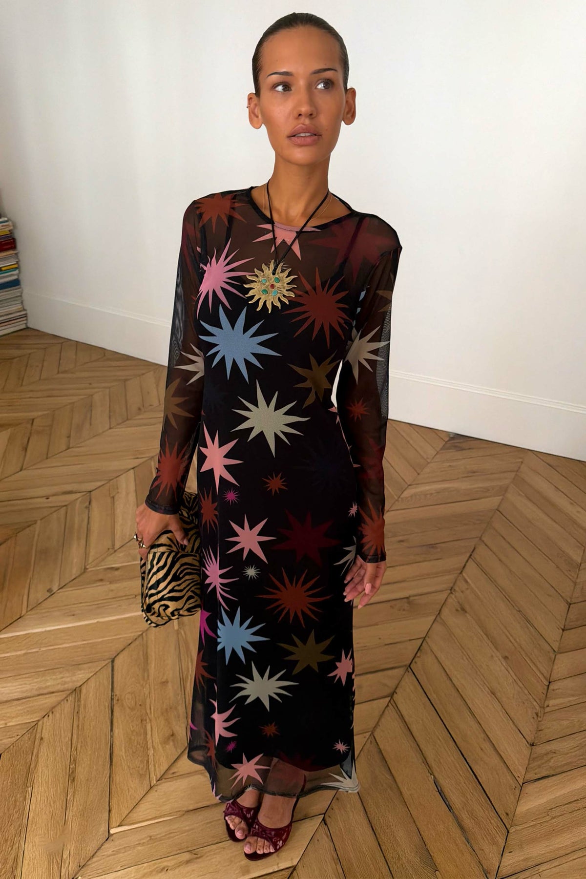Star Soho Midi Mesh Dress Petite | Never Fully Dressed Smart Buy