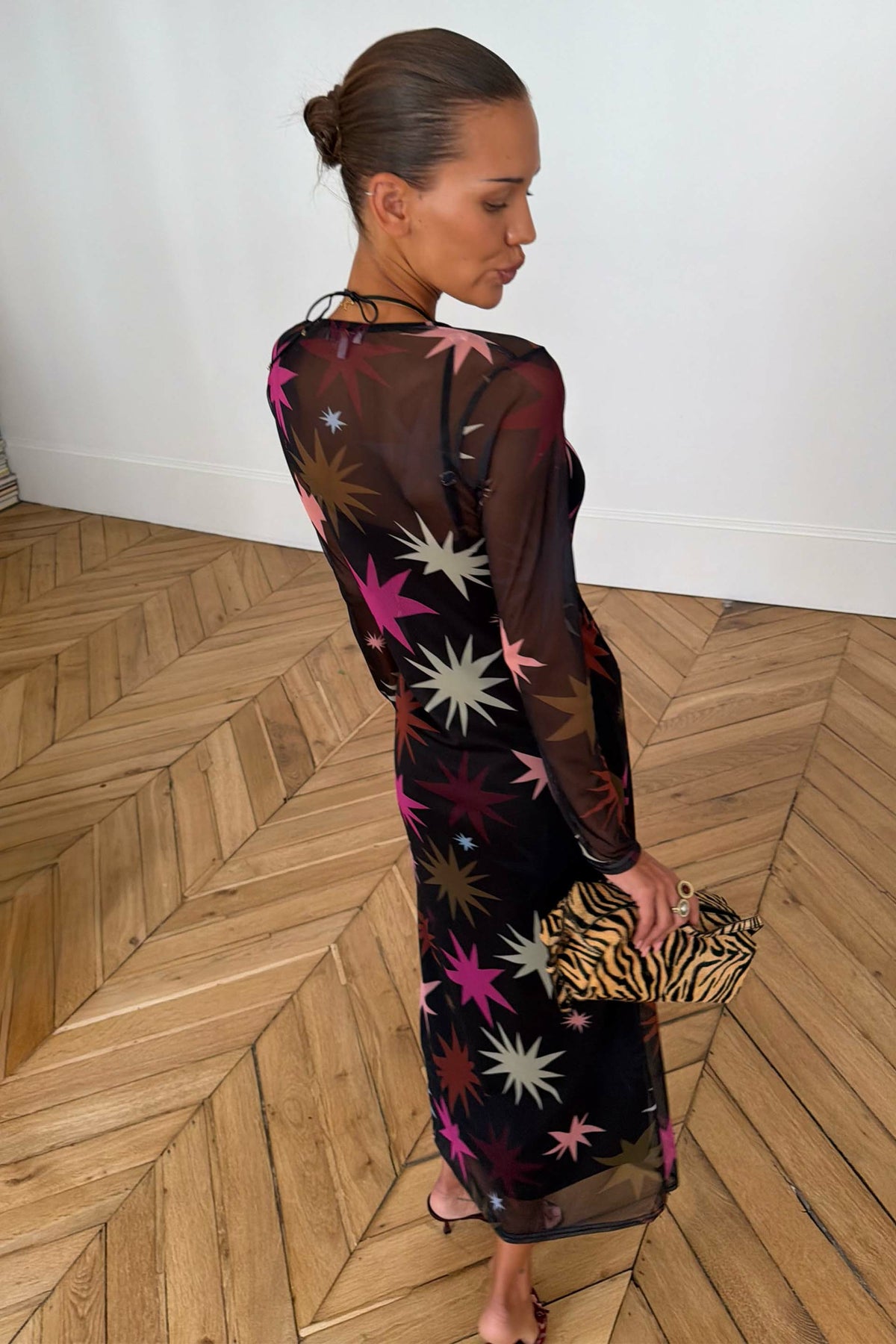 Star Soho Midi Mesh Dress Petite | Never Fully Dressed Smart Buy