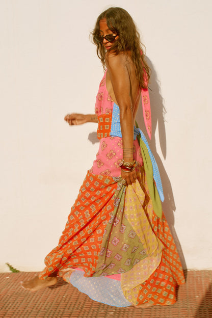 Pink Mix Tile Skirt Petite | Never Fully Dressed Sale