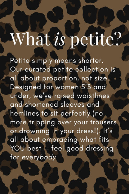 Black Poppy Sophie Dress Petite | Never Fully Dressed Premium