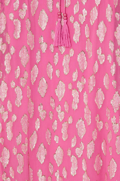 Pink Jacquard Harmony Dress Petite | Never Fully Dressed Signature