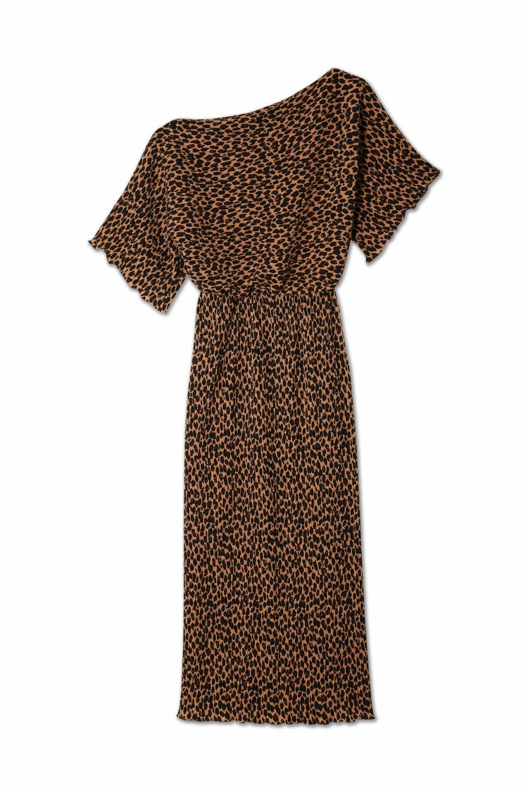 Lucia Leopard Tilly Dress Petite | Never Fully Dressed Smart Buy