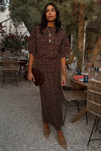 Lucia Leopard Tilly Dress Petite | Never Fully Dressed Smart Buy