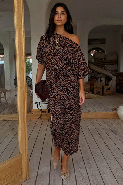 Lucia Leopard Tilly Dress Petite | Never Fully Dressed Smart Buy