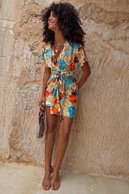 Shell Mini Wrap Dress Petite | Never Fully Dressed Great Value