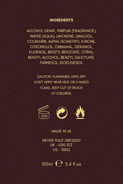 NFD Eau De Parfum 001 - Bergamot, Coffee & Oud | Never Fully Dressed Popular